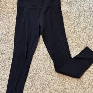 Athleta Girl High Rise Stash Your Treasures Tight Black XL 14